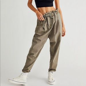 Free People Margate Pleated Trouser Pants